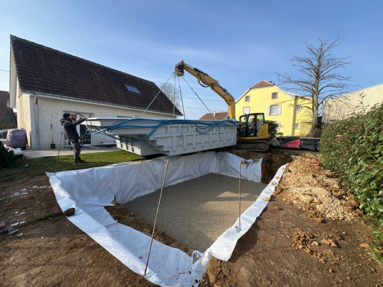 pose coque piscine Belfort